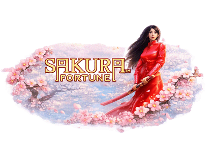 Machine à sous Sakura Fortune thème samouraï japonais avec réspins et wilds